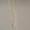 Цепочки Real 9K Gold Chain Collection Classic O Simple O Design Pure Au375 для женщин