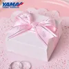 Enveloppe-cadeau yama taille 10 / rouleau ruban 9 mm 16 mm 25 mm de bord biologique Décoration de la fête de mariage bricolage Flower Cake emballage cadeauQ240511