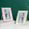 Frames Po Frame Exquisite Metal Luxury Tempered Glass Floating Picture With Foldable Stand Wall For