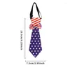 Bow Ties Unisexe Small Tie American Patriotics Independence Day Preteed Striped Nothtie Drop