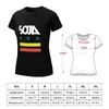 Kadın Polos Soja Logo Müzik Sanatı T-Shirt Estetik Giyim Leydi Giysileri Bluz Tasarımcısı Kadınlar Lüks