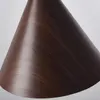 Kronleuchter einverrückter Schalttisch Esstisch Walnuss Massivholz Schwung Armlampen nordisch moderne Rotatable Long Kronleuchter