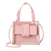 Sac Femmes 2024 Messenger de la mode Messenger Lady Crossbody Sacs Transparent Jelly Small Square Handbag Girl Téléphone