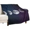 Одеяла фазы луны бросают одеяло свободное диван мягкая большая фланелевая ткань