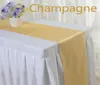 BZ365 SATIN TABLE Runner for Wedding Party Banquet Decorations White Black Gold Silver Champagne Table Runner 30cm × 275cm3133169