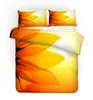 Ensemble de literie motif de tournesol 3D Home Textile Couper à couverture d'oreiller Simple Boy and Girl Set Single Double Bed