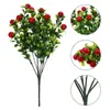 Fleurs décoratives 2 pcs Décoration de fruits plantes en plastique fruits créatifs ornements fausses décorations décortiquées de la maison Simulation des branches