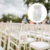Крышка стулья 2 шт. Объединенный столик декор галстук свадебная обложка