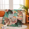 Tapestries Washable Breathable Household Soft Sofa Towel Flower Cool Tapestry Decorative Cotton Blanket