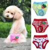 Dog Apparel Pet Sanitary Physiological Pants Diaper Washable Female Shorts Panties Menstruation Underwear Pets Briefs Product Sypply