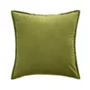 Pillow Luxury Velvet Covers Decorative Square Pillowcase Soft Solid Case For Sofa Bedroom Car 45x45cm Minimalism Modern