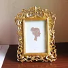 Frames European Style Antique Gold Resin Po Frame Wall Hanging For 4x6inch Picture Multi Occasions Luxury Easy To Display Gift