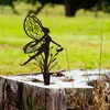 Decorazioni da giardino Fairy Statue State Pretty Elf Silhouette Metal Outdoor Yard Art per il tuo decorativo per prato da patio Partito perfetto