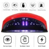 Nageldrogers 72W UV NAIL LAMP 36 PCS LED10/30/60S TIMER SMART NAIL LAMP NAIL DROYER VOOR ALLE GELS POOLS ZONLICHT INFRARED SETING T240510