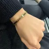 Klassieke luxe klaver armband modieus nieuw merk handtekening armband ontwerper hoogwaardige geëlektropleerde 18k gouden roestvrijstalen armband voor damesjuwelen
