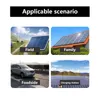 Från 20W1000W Solar Panel 12V Cell 10A100A Controller Panels för telefonbil MP3 Pad Charger Outdoor Battery Supply 240430