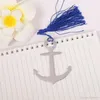 Party Favor Wedding Giveaways for Guest Nautical Themed Anchor Bookmark Gifts 50 PCS/Lot Decoration Business Event Souvenir