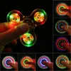 LED Light Up Fidget Spinner Luminous Finger Toy Hand Spinner Stress Redução Ansiedade de alívio Favors Party For Kids Adults 074