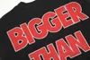 2024 Amerikanische Modemarke Hell Boxing Print hochwertiges Doppel-Baumwoll-Kurzarm-T-Shirt für Männer und Frauen