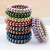 Scrunchy Gubbe Coil New Women Girl Bans Ties Rope Ring Cotail Hollers Telfrole Forevi di gomma per gomma Bracciale FY4851