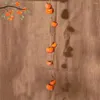 Party Decoration Simulation Persimmon Fruit With Frost Branch Wall Hanging Tak lämnar Fake Decor