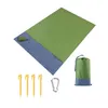 Tapis feuille de camping de camping léger équipement épais en polyester étanche à sable de poche de sable de pique-nique de pique-nique