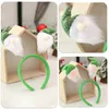 Forniture per feste Christmas Decorative Headband Festival Double Head Dwarf Bambore Canate Decorazione della sala per le vacanze