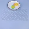 Bakformar 4st/ställ in plast transparent diy tårta textur lattisk matta kant dekorera verktyg mögel fondant gumpaste stencil formar