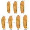 In binnenzool voor schoenen Leer ortische inlegzolen platte voeten hoge boogsteun orthopedische zool passen in os -been gecorrigeerd insert 240429