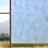 Window Stickers Colors 3D Crystal Plum Diamond Home Cover Film No-Glue Stained Decorative Privacy Glass 40/45/50/60/75/80 200 cm