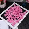 Fiori decorativi 500pcs PE schiuma teste di rose artificiali ghirlanda per caramelle fai -da -te goccia di materiale