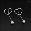 Dangle Earrings Uelf Imitation Pearl Heart Tassel Geometry drop earring for women statement wholesale