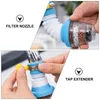 Kökskranar 2 st filter Ventil Accessory Sprayer Bath Sink Extender Splash-Proof Water Munstycke PP Silit Tap Bathtub