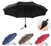 Parapluie automatique Mentide à vent noir compact large auto ouvre ouverte Close Lightweledas Gear Rain Gear Black Red Blue Café8582043