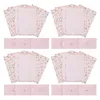 Enveloppe cadeau 4 ensembles Enveloppe de papeterie pour la lettre écriture papier vintage invitations kit lettres mignonnes rose