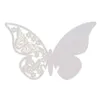 Nazwa Papierowa dekoracja stół znacznik laserowy Karty cięcia Karta Butterfly Wine Klas