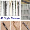 100pcs Vintage Magic Wand 42 Styles Büyülü Wands Party Favor, Hediye Kutusu ile Cadılar Bayramı Cosplay Hediyeleri2807176