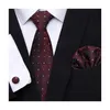 Nek Tie Set 2023 Nieuw ontwerp Veel Colorhot Sale Silk Wedding Present Tie Pocket Squares Set NecTie Men Suit accessoires Bloemliefhebbers Dag