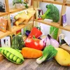 Подушка 3D -симуляция фруктов и овощной фаршированной игрушек домашний диван творческий милый озорной подарок на день рождения дети
