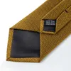 Zestaw krawata na szyję męskie wiązanie solidnego koloru 8 cm jedwabne krawat chętne spinki do mankietu