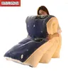 Blankets Leaf Super Thick Warm Autumn Winter For Beds Lambswool Thicken Warmth Blanket Soft Fluffy Weighted Comforter