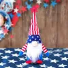 Schip Patriotische DHL tot 50 stks Knome Vier de Amerikaanse onafhankelijkheidsdag dwergpop 4 juli Handmade pluche poppen ornamenten FY2605 911 S