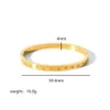 2024 New Arrival Gold Opening Bangle Tarnish Free CZ Star Zircon Cuff Bangles For Women Fashion Bangle Jewelry