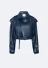 Frauenjacken vielseitiger und modischer Lapointe Lederjacke High-End-Designerin handgefertigtes Motorrad