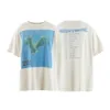 YAO888 SAINT MICHAEL 24SS Graphique lavé Old Tops pour hommes Luxury Oversize Casual Summer Vintage Cotton T-shirt 240428