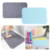 Tapetes de banho PVC Non Slip Mat Machine lavável com orifícios de drenagem Copos de sucção banheira de banheiro extra grande para a casa de El