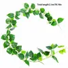 Decorative Flowers 1pcs 2.1m Ivy Simulation Vine Green Plant Home Decoration Shade Strip Artificial