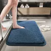 Tapis salle de bain super épais pelures de bain de bain en fibre de bain de douche tapis de douche