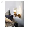 Wall Lamp Modern Lights Sconce Nordic Bedroom Glass Decor Indoor Home Lighting For Living Room Loft Bed Side Mirror Fixture