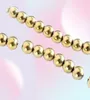 Chaines CKYSEE One Piece Golden Round Round Hematite Material Taille 4 6 8 10 mm Women039s Neck Chain pour les bijoux de bricolage Making264E8207561